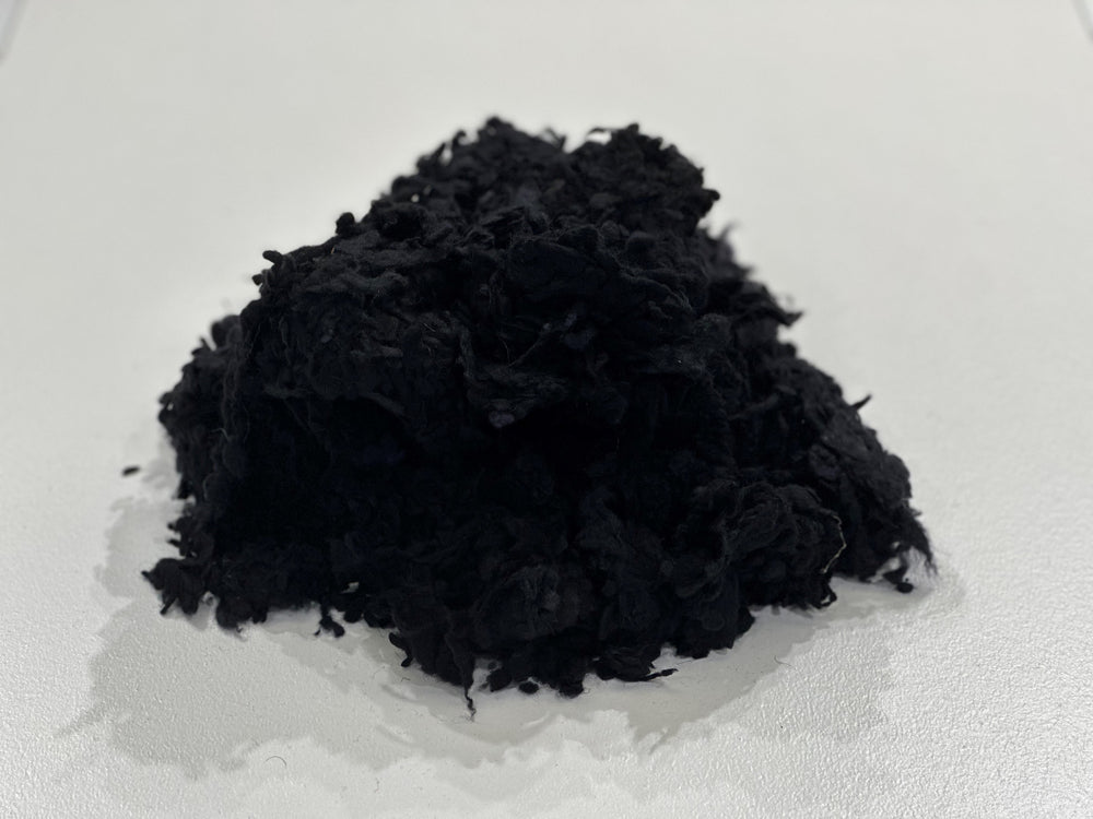 Black Merino Wool Ball Filling