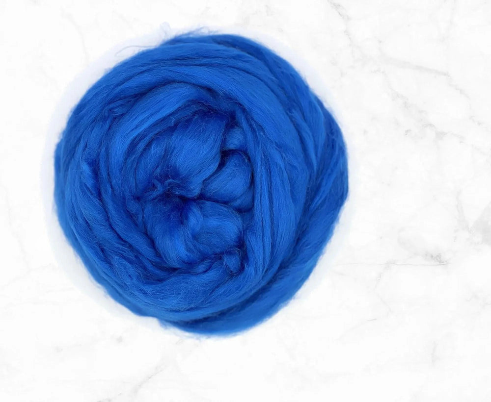 Blueberry Tussah Silk Top Speciality Fibres WoW
