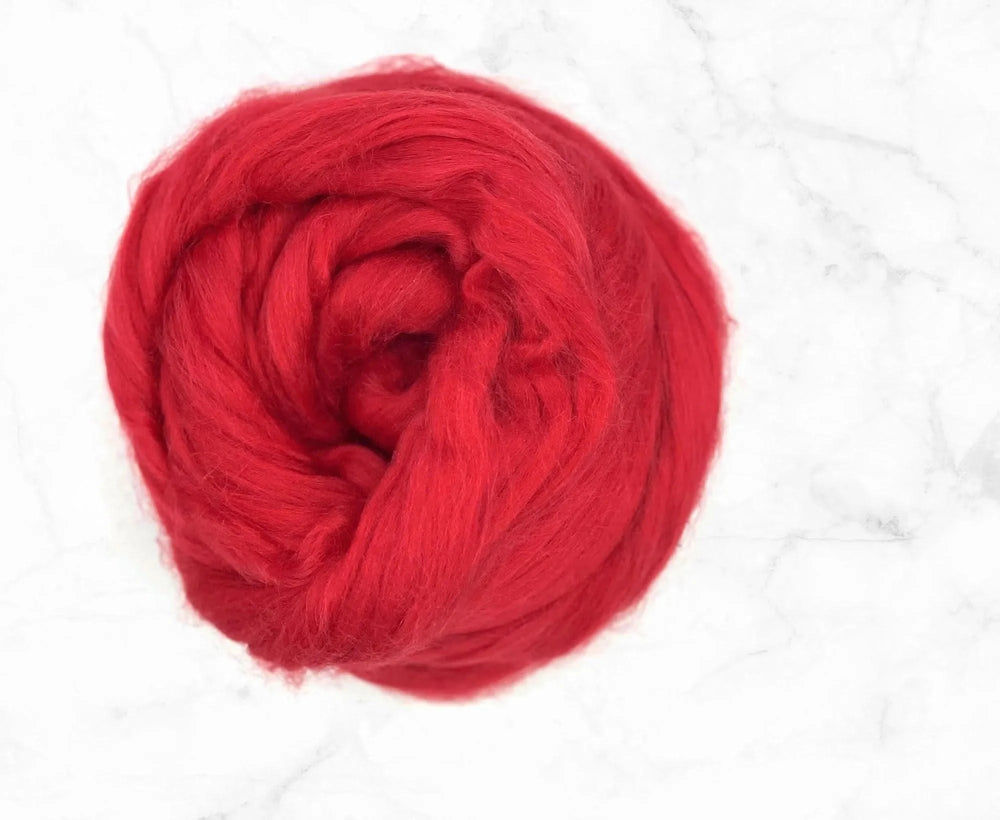 Tomato Tussah Silk Top Speciality Fibres WoW