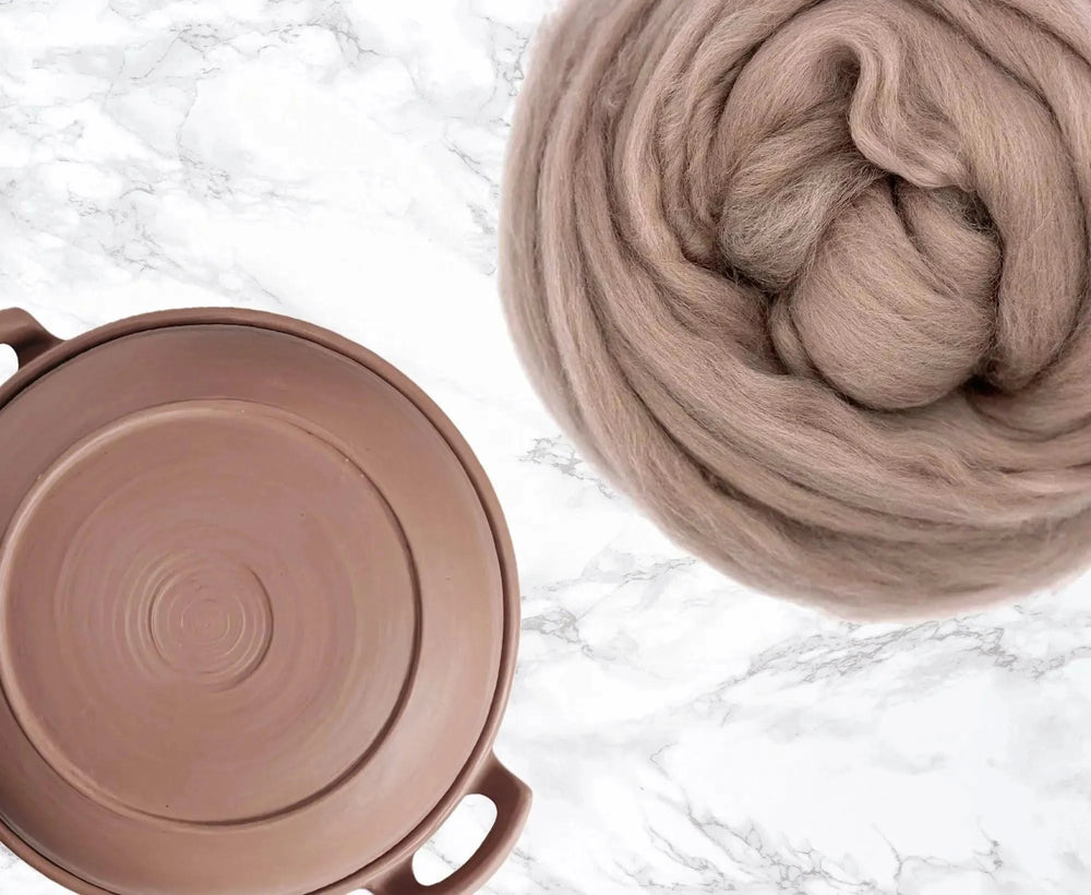 Merino Clay Dyed Wool WoW