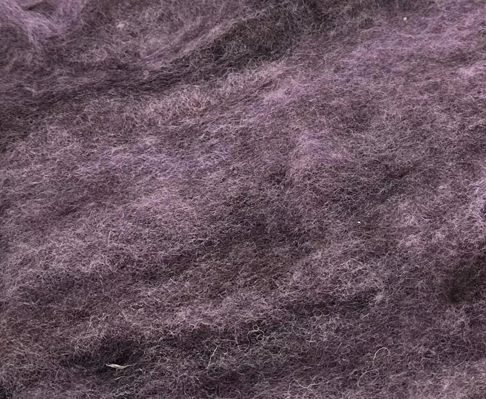 Big British Batt Lilac Carded Wool Batts WoW