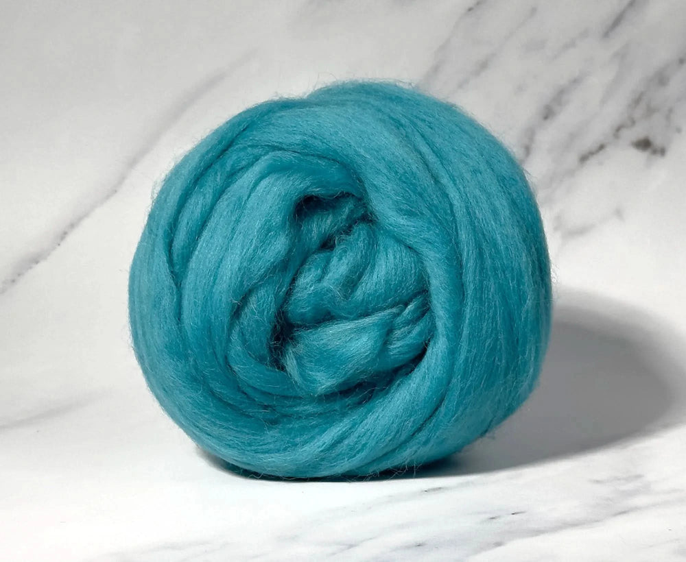 Blue Faced Leicester Cerulean Blue Dyed Wool World Of Wool