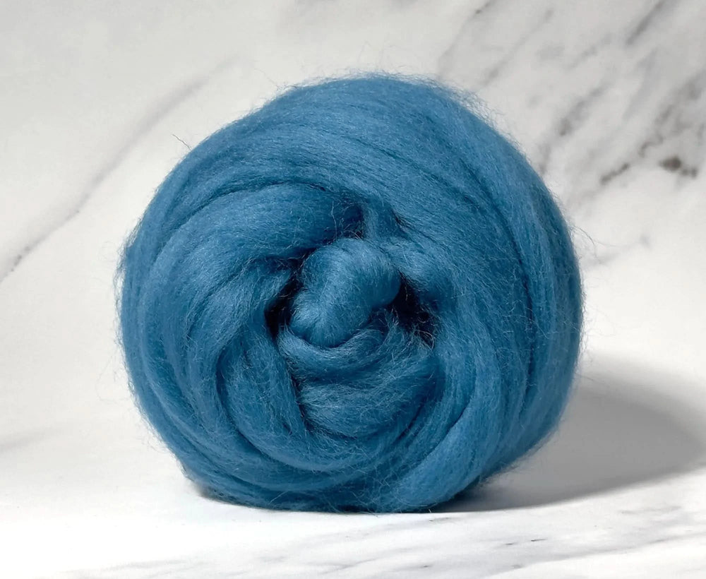 Blue Faced Leicester Azure Blue Dyed Wool World Of Wool