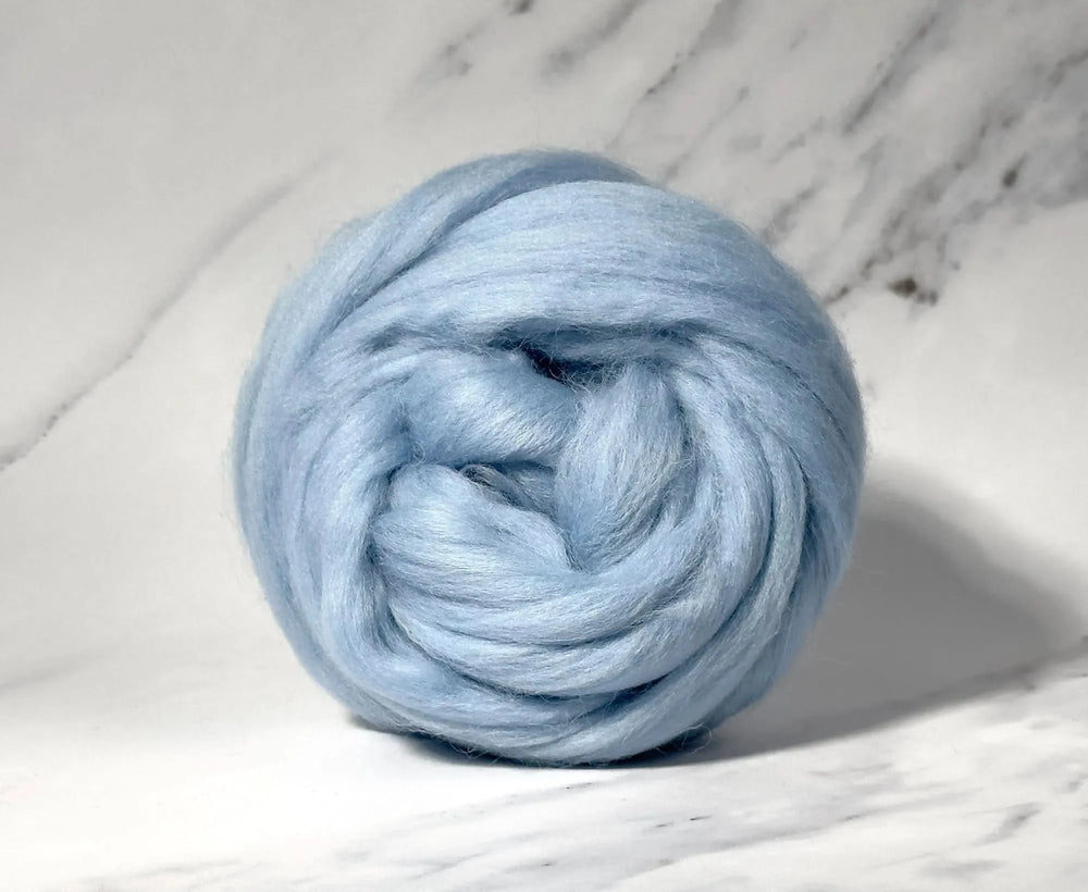 Blue Faced Leicester Dream Blue Dyed Wool World Of Wool