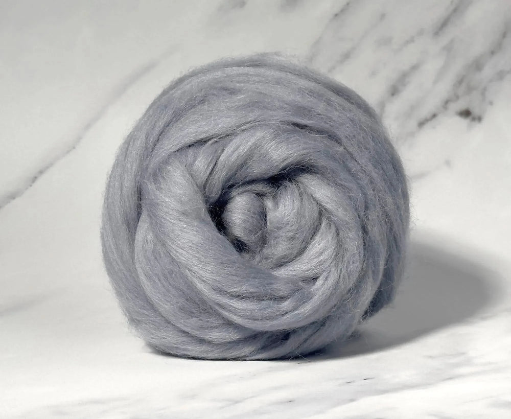 Blue Faced Leicester Ash Grey Dyed Wool World Of Wool