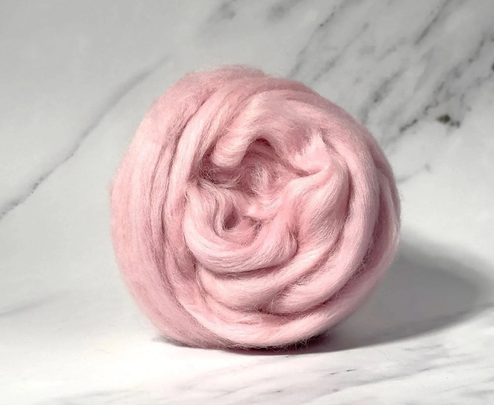 Blue Faced Leicester Candy Floss Pink Dyed Wool World Of Wool
