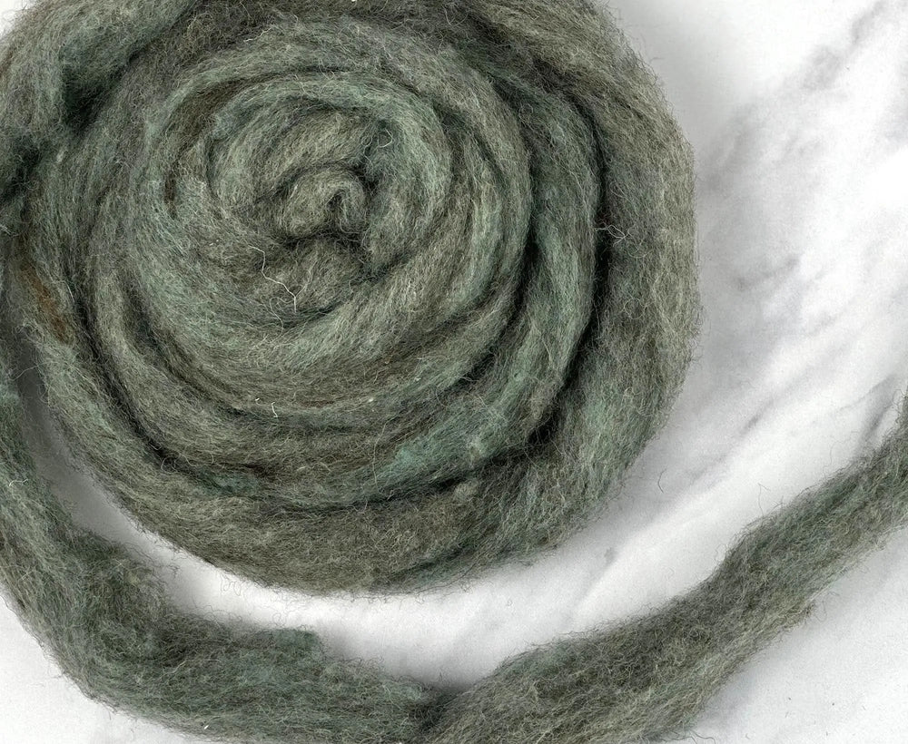 Cornish Sea Blue British Sliver Carded Wool World Of Wool