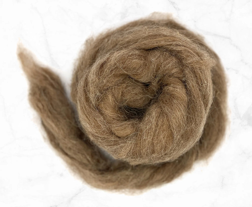 Carded Fawn UK Alpaca Sliver