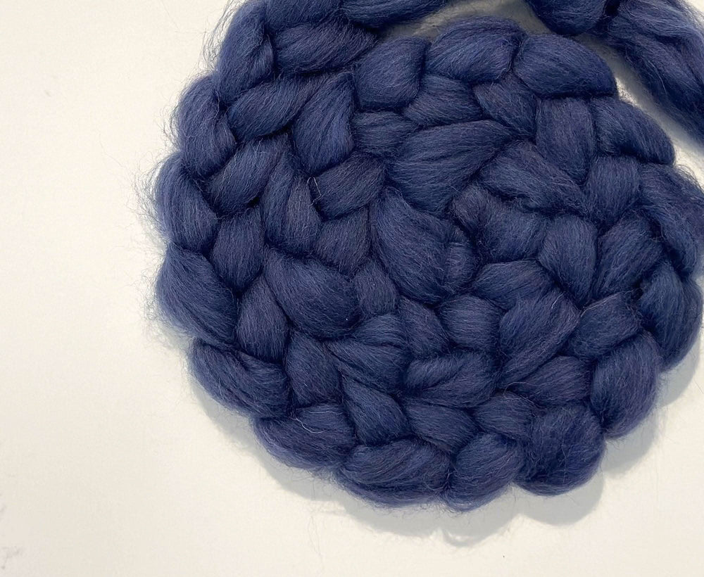 Speckle Prussian Blue Dyed Wool WoW