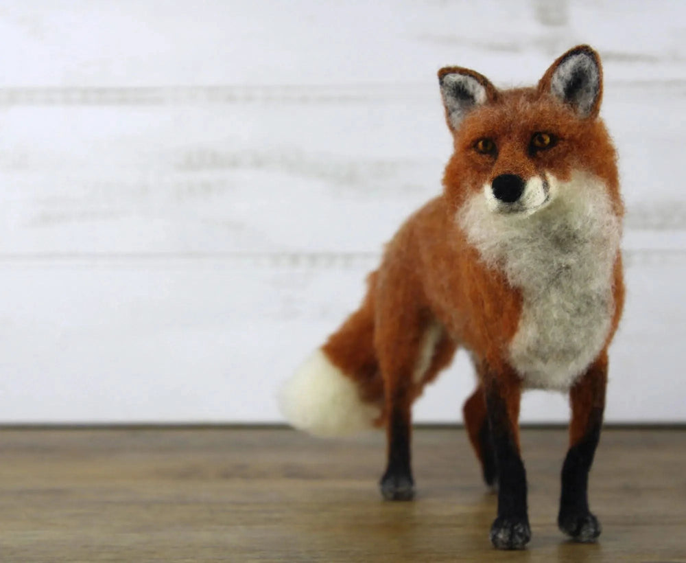Fabian The Fox | Needle Felting Kit Felting Kits WoWkit