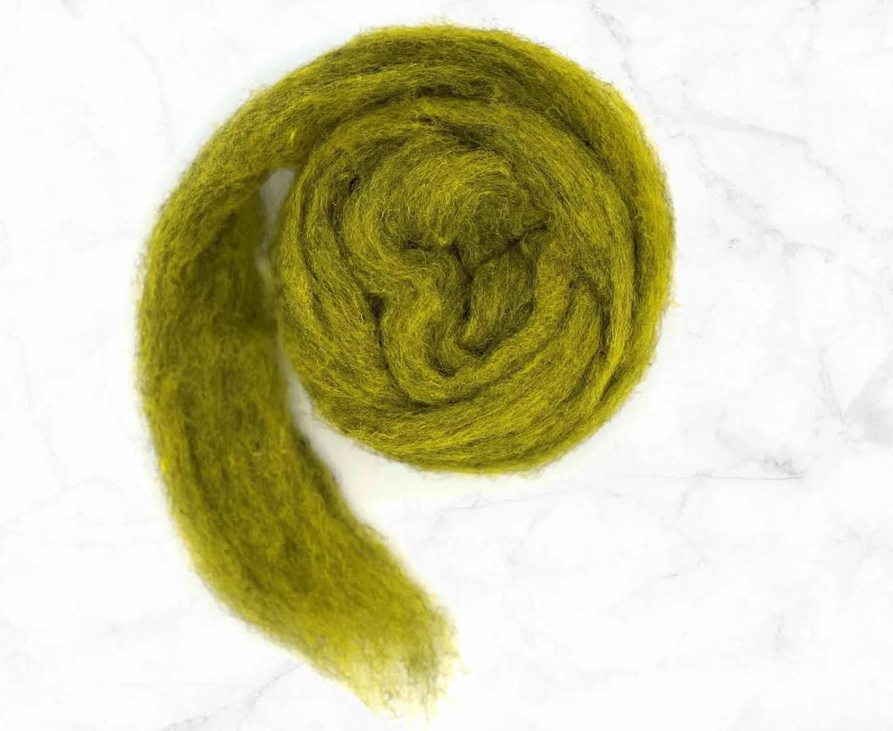 Sunflower Carded Wool WoW