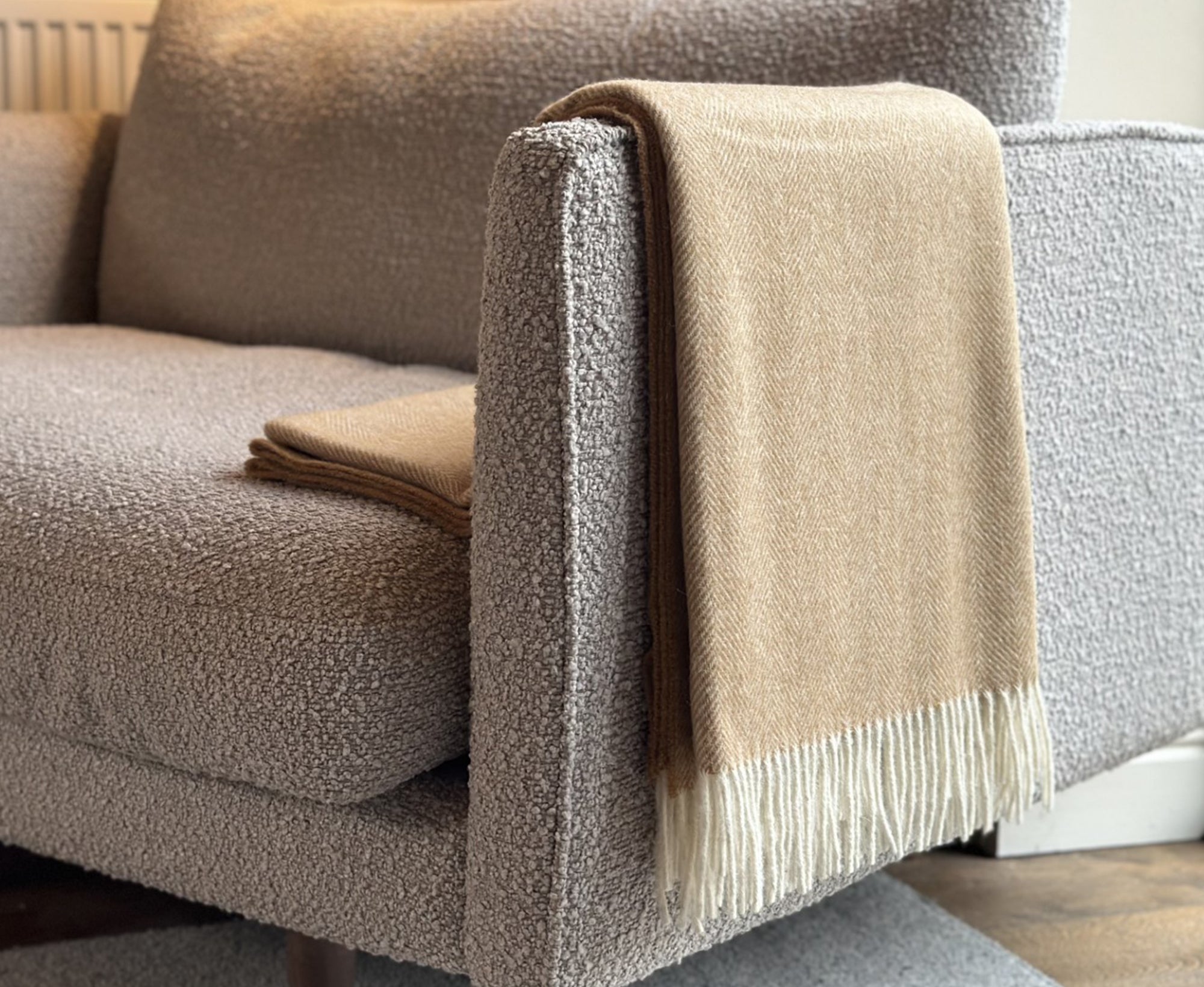 Herringbone throws for sofas hotsell