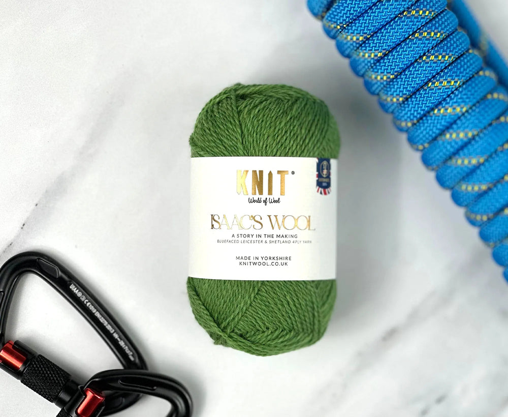 Llanberis Green Isaac's Wool 4 Ply Yarn Yarn World Of Wool