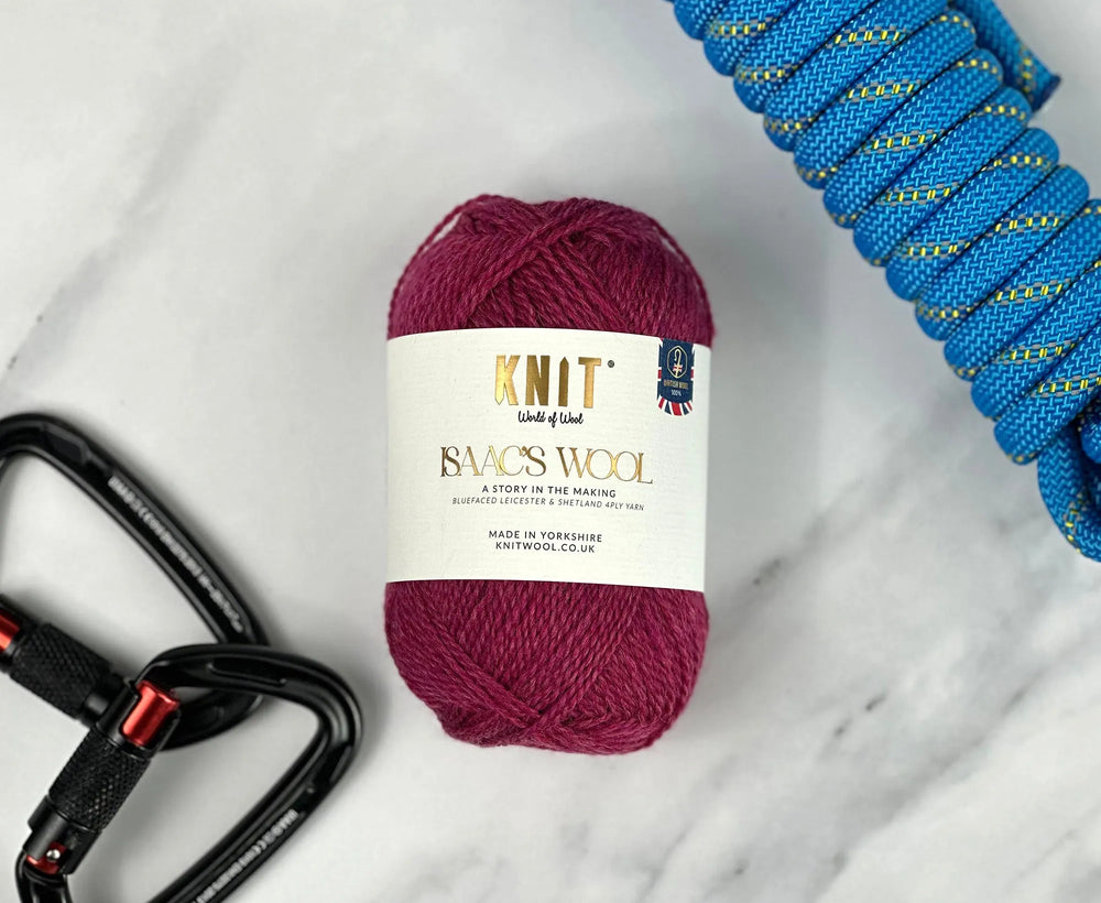 Portland Pink Isaac's Wool 4 Ply Yarn Yarn World Of Wool