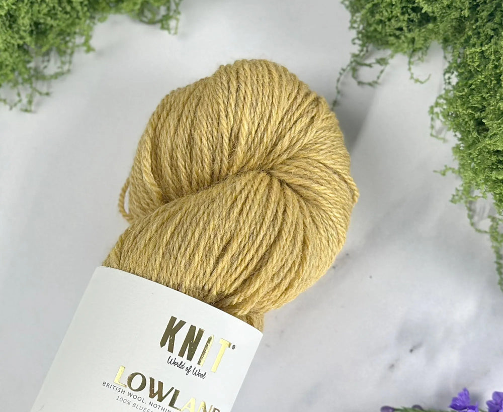 Harvest Yellow Lowland DK Yarn Yarn World Of Wool