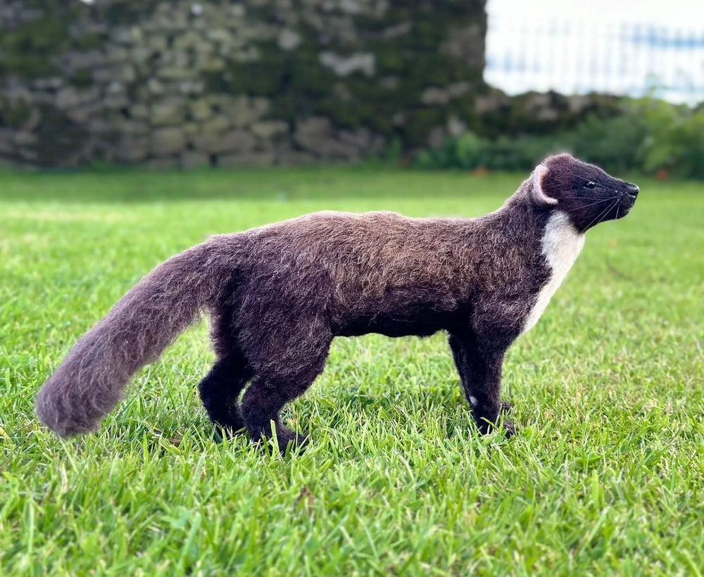 Perry The Pine Marten | Artisan Needle Felting Kit Felting Kits WoWkit