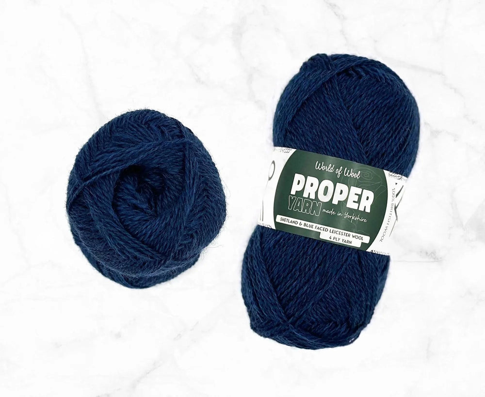 Lad Blue Proper 4 Ply Yarn Yarn World Of Wool