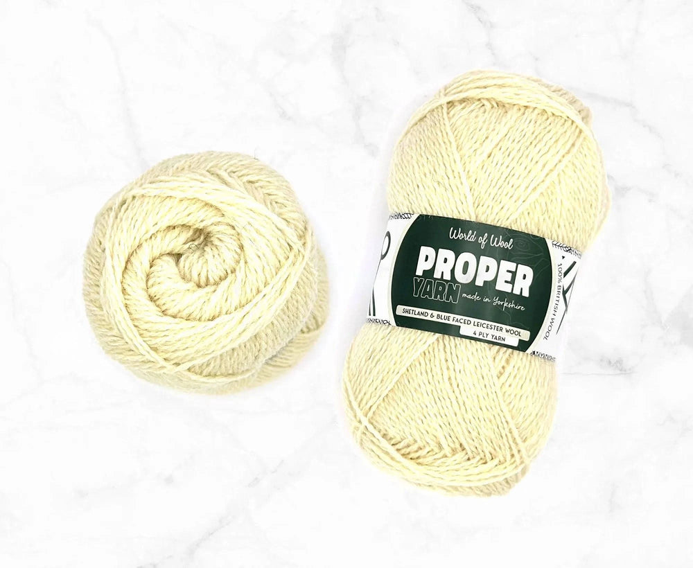 Jiggered White Proper 4 Ply Yarn Yarn World Of Wool