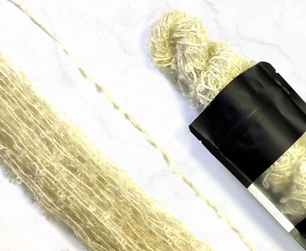 Platinum Blonde Loopy Ringlets Dolls Hair Effect Fibres WoW