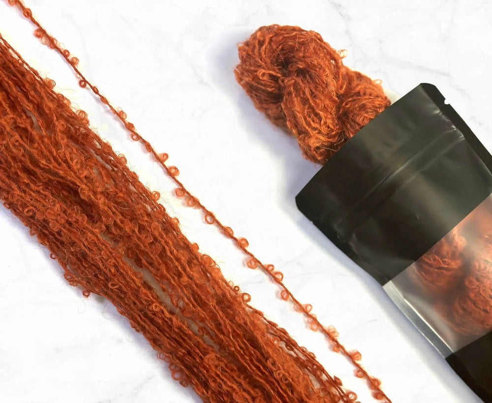 Spiced Ginger Loopy Ringlets Dolls Hair Effect Fibres WoW