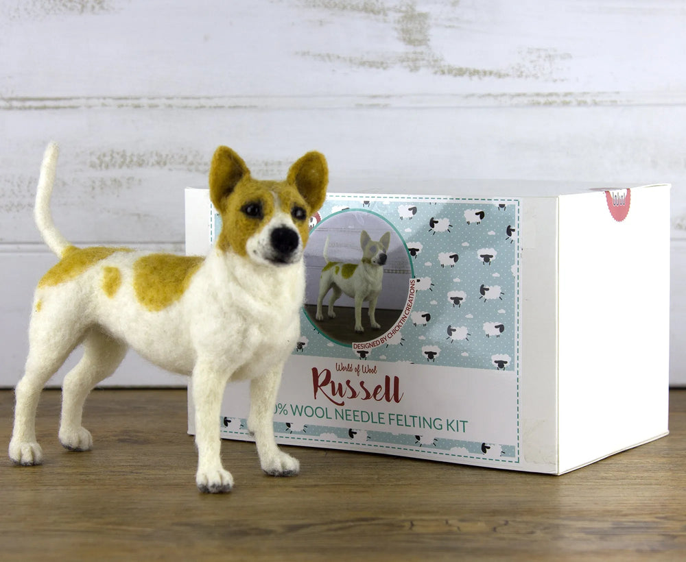 Russell The Jack Russell | Needle Felting Kit - World of Wool