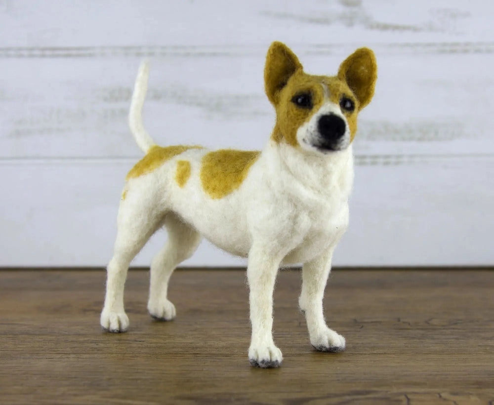Russell The Jack Russell | Needle Felting Kit Felting Kits WoWkit
