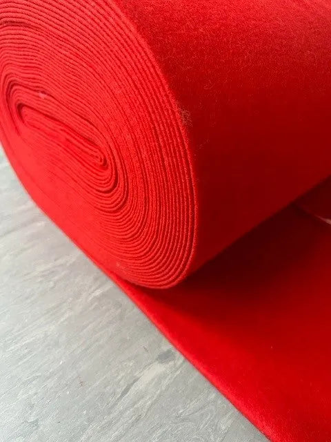 Red 1.2mm Wool Felt