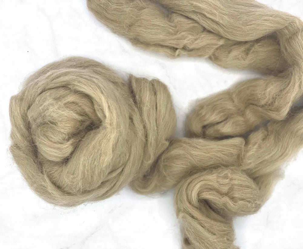 Fawn UK Alpaca Top Speciality Fibres WoW