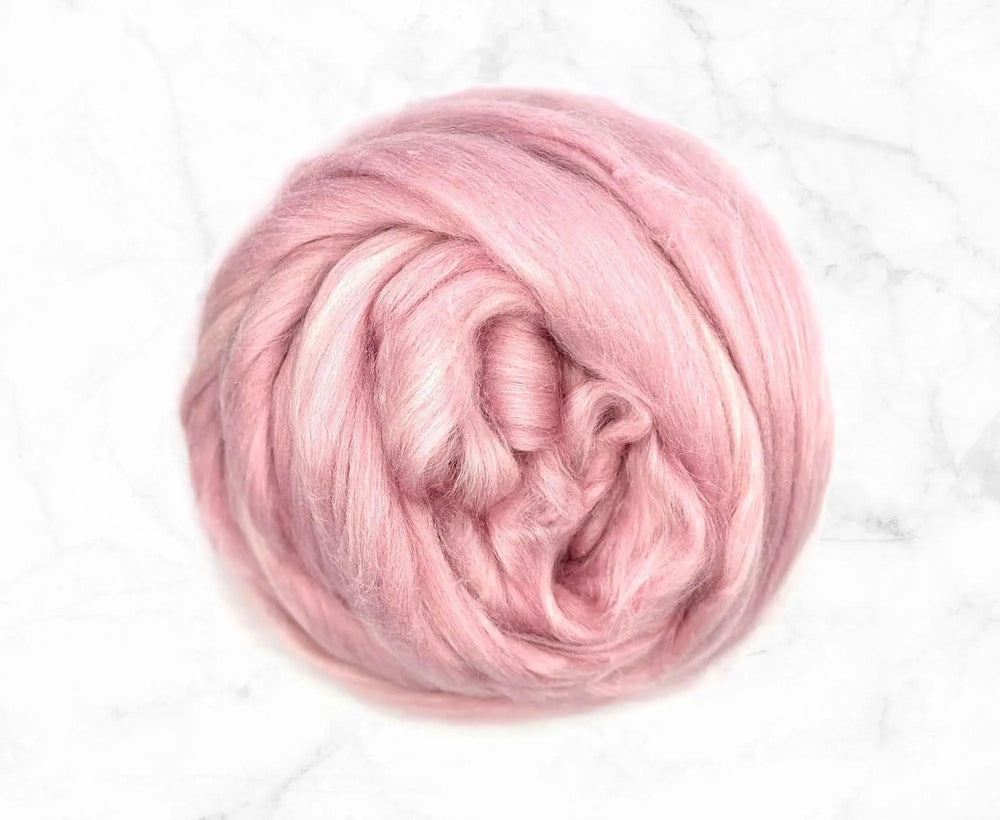 Rose Leaf Tussah Silk Top Speciality Fibres WoW
