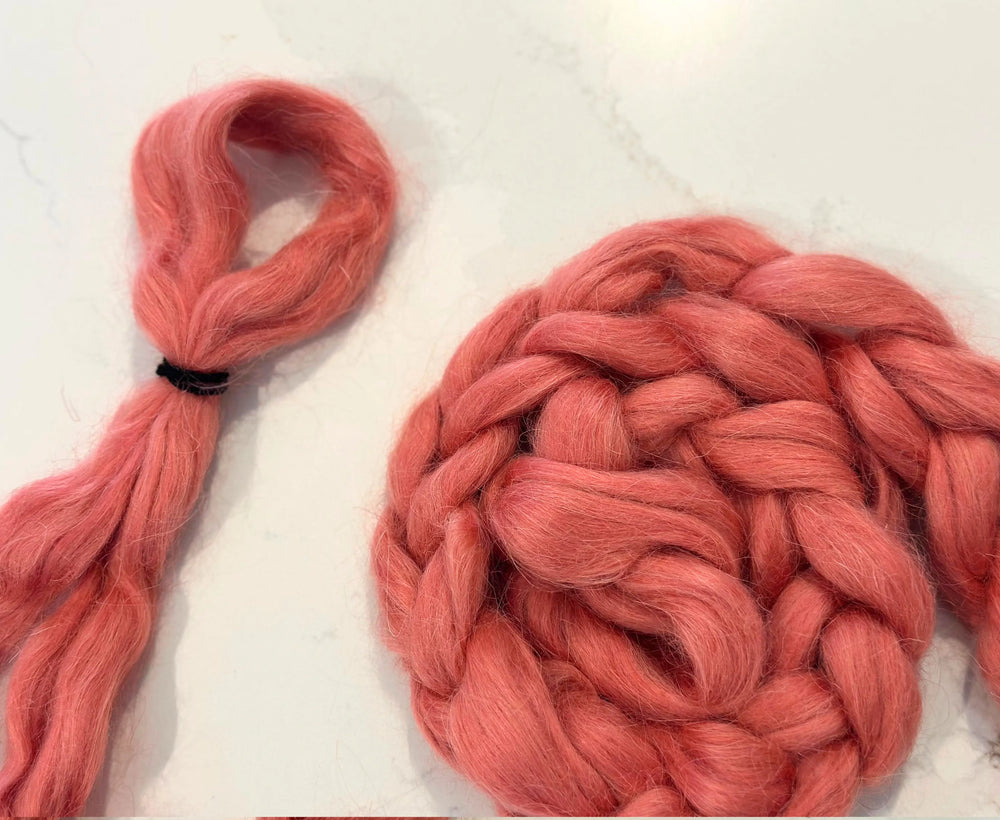 Coral Bloom Wavy Dolls Hair Effect Fibres World Of Wool