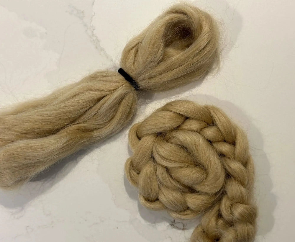 Sepia Shade Wavy Dolls Hair Effect Fibres World Of Wool