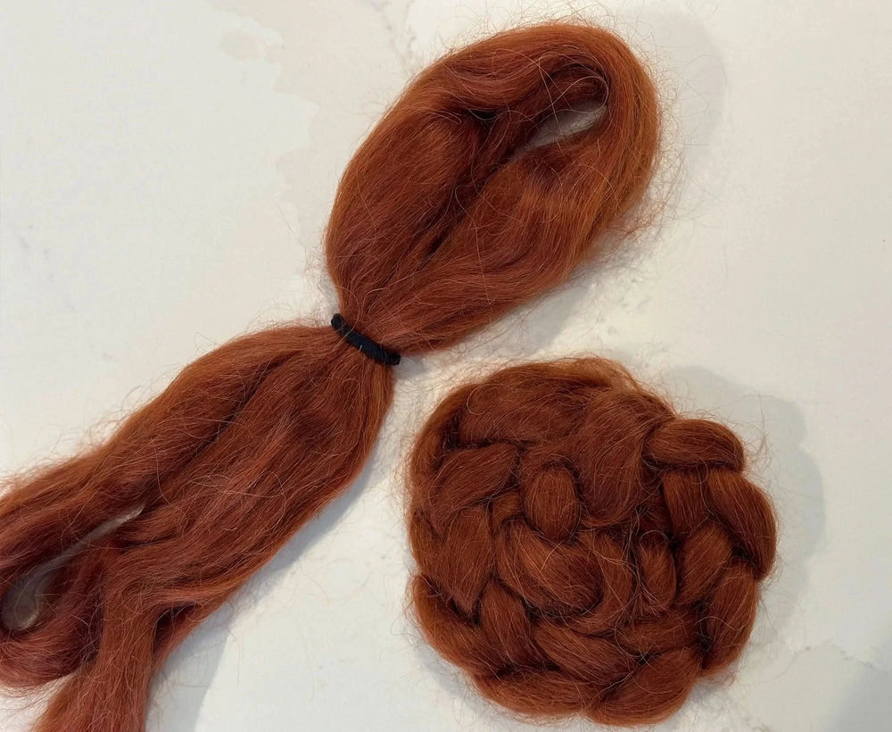 Paprika Hit Wavy Dolls Hair Effect Fibres World Of Wool