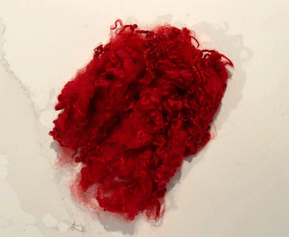 Locky Wensleydale Wool Locks Strawberry Effect Fibres World Of Wool Retail