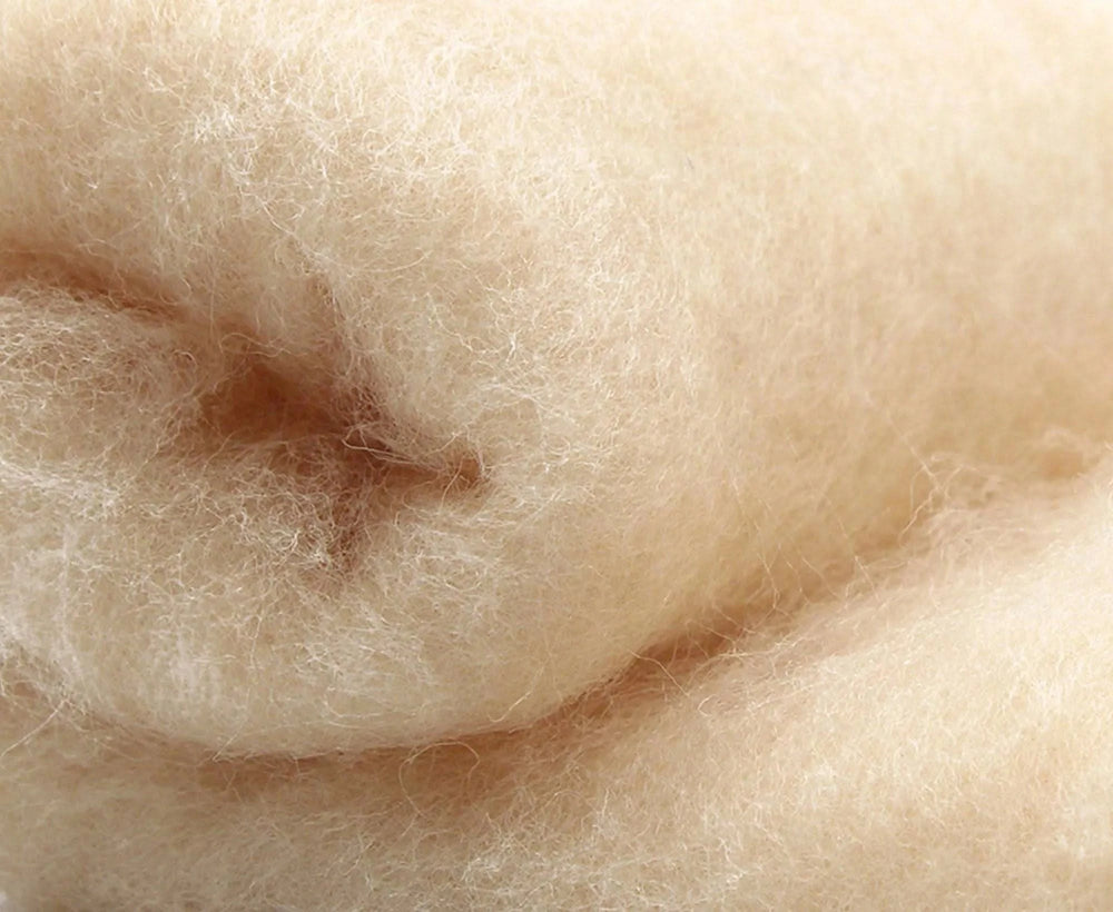 Carded Perendale Batt Sandstone Carded Wool Batts WoW
