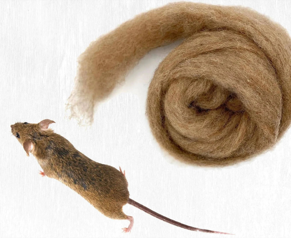Mouse Carded Wool WoW
