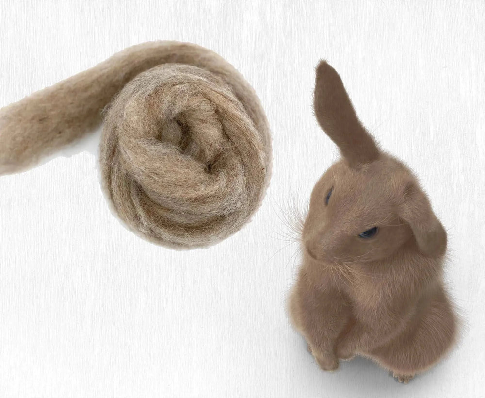 Rabbit Carded Wool WoW