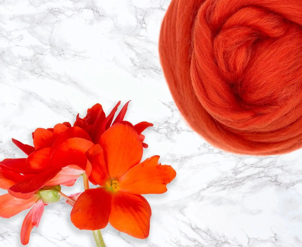 Merino Begonia Dyed Wool WoW