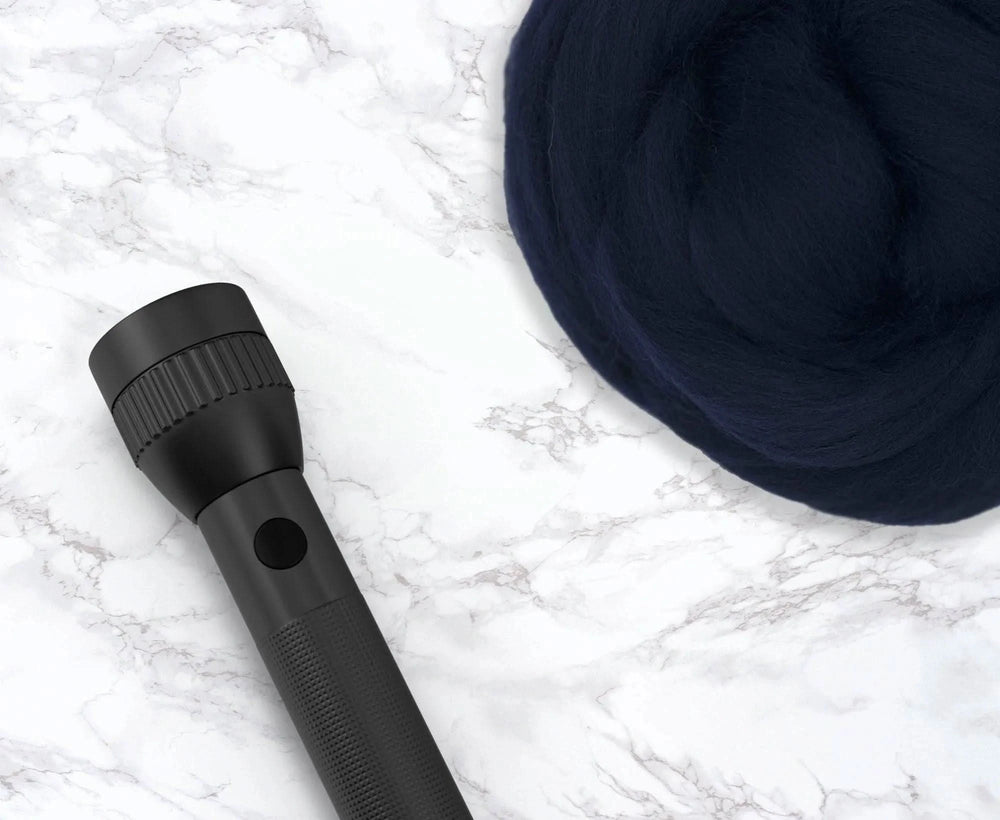 Merino Midnight Dyed Wool WoW