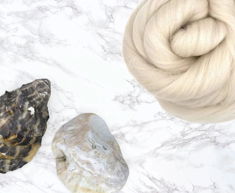Merino Oyster Dyed Wool WoW