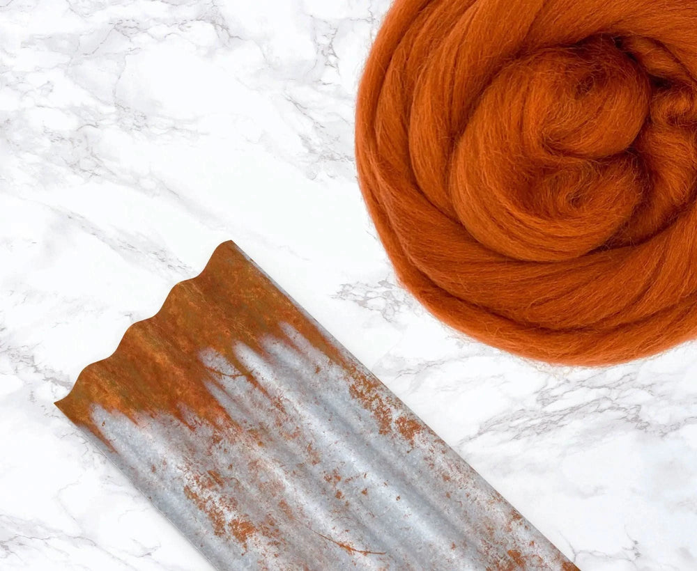 Merino Rust Dyed Wool WoW