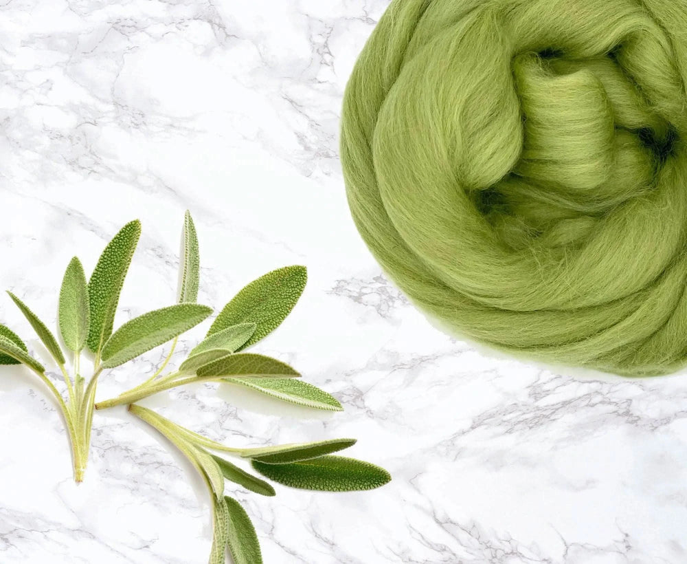 Merino Sage Dyed Wool WoW