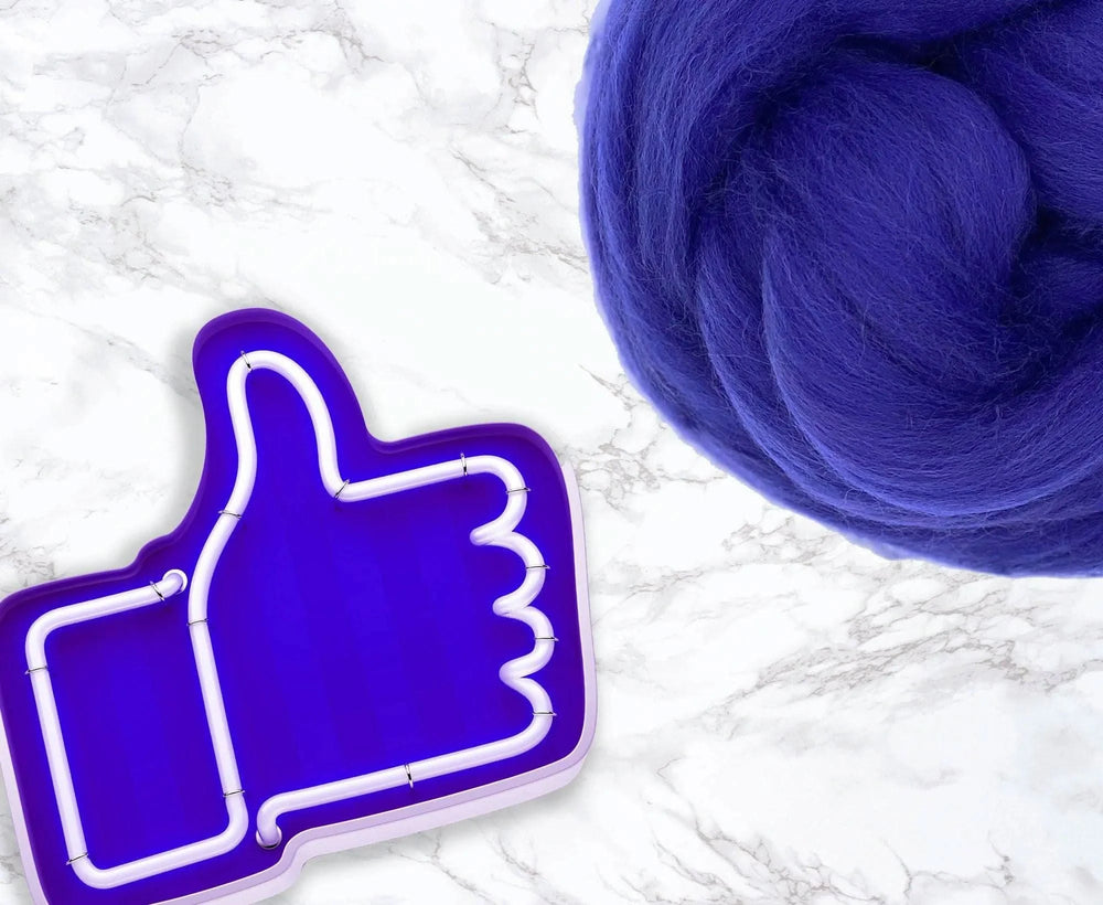 Merino Ultra Violet Dyed Wool WoW