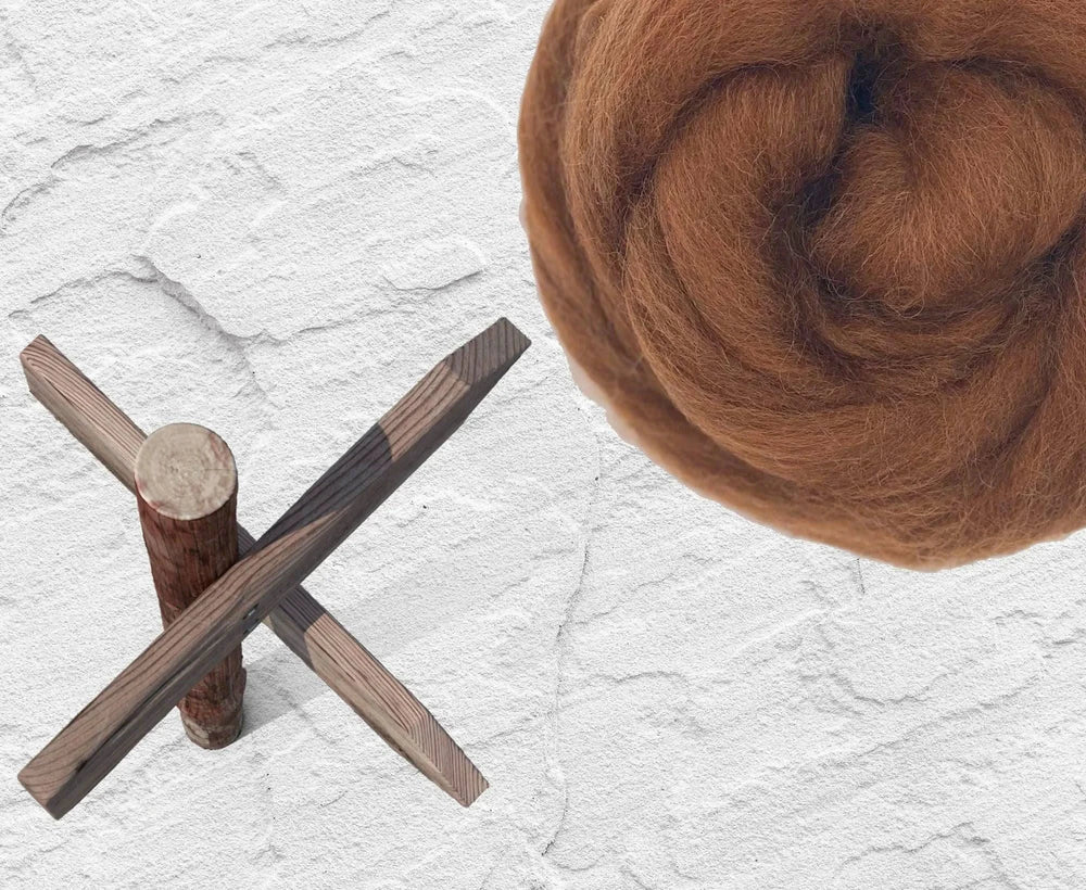 Shetland Chocolate Dyed Wool WoW