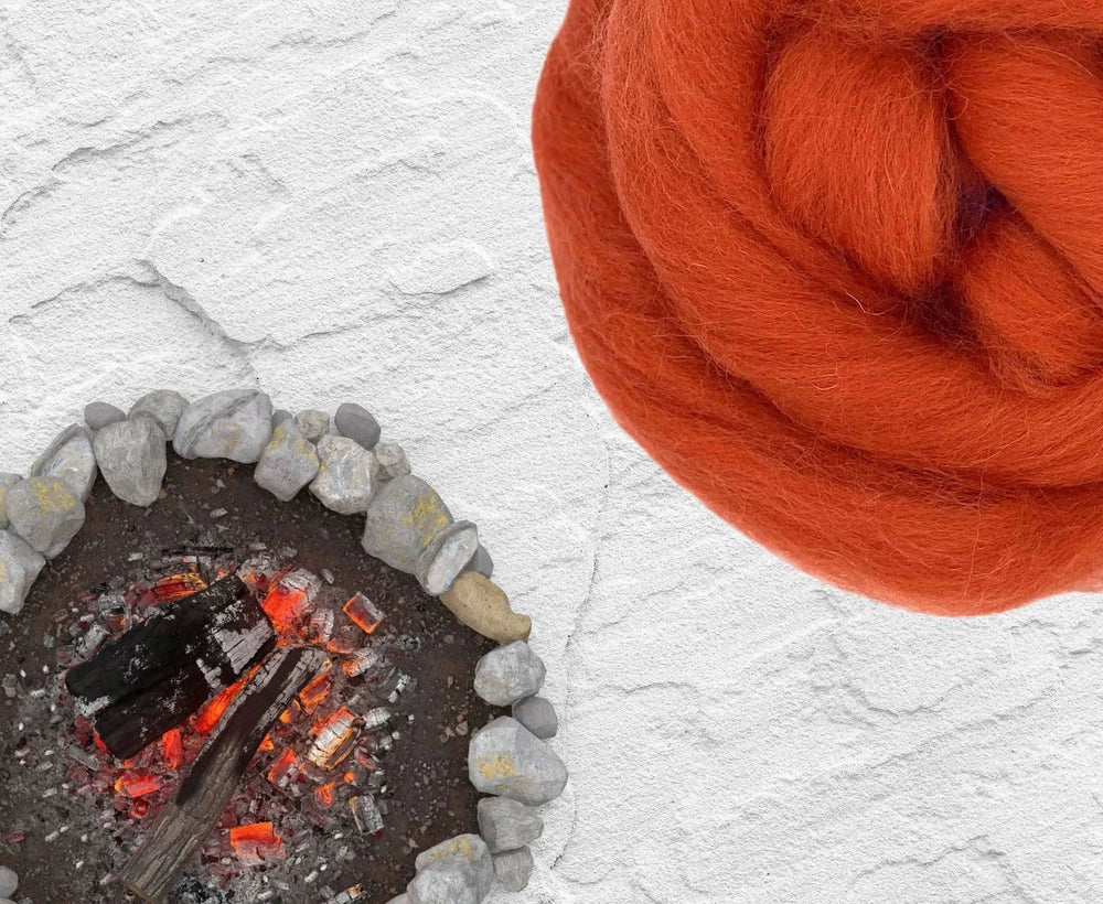 Shetland Cinnamon Dyed Wool WoW