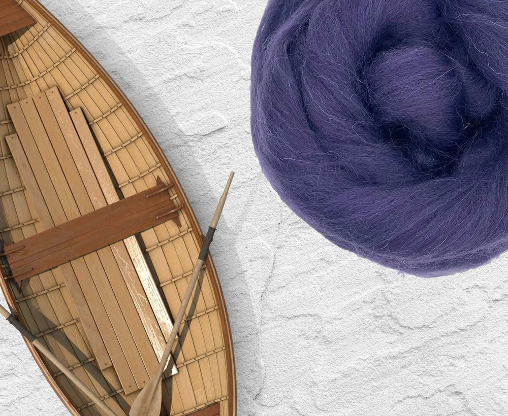 Shetland Heather Dyed Wool WoW