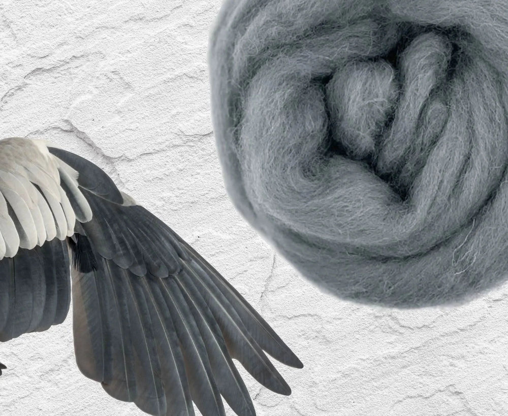 Shetland Heron Dyed Wool WoW