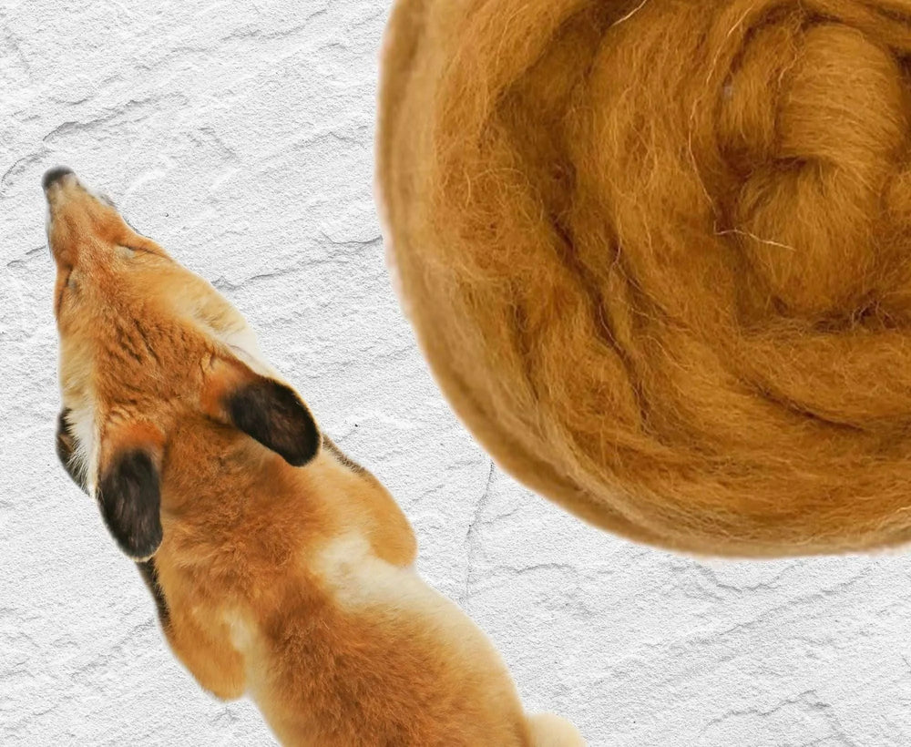 Shetland Vixen Dyed Wool WoW