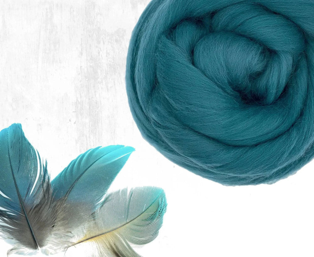 Superfine Merino Duck Egg Dyed Wool WoW