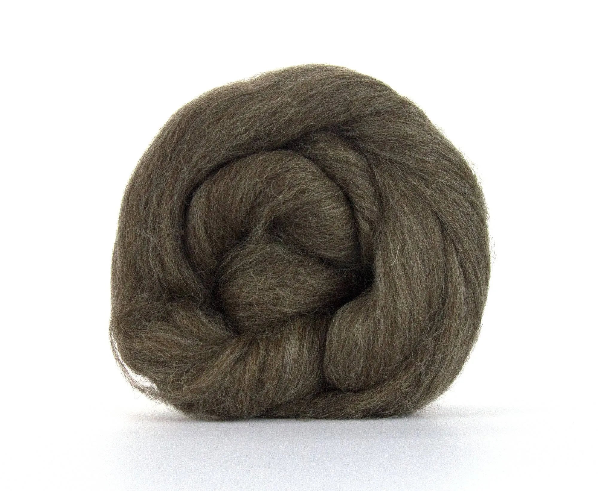 Brown Blue Faced Leicester Top - World of Wool