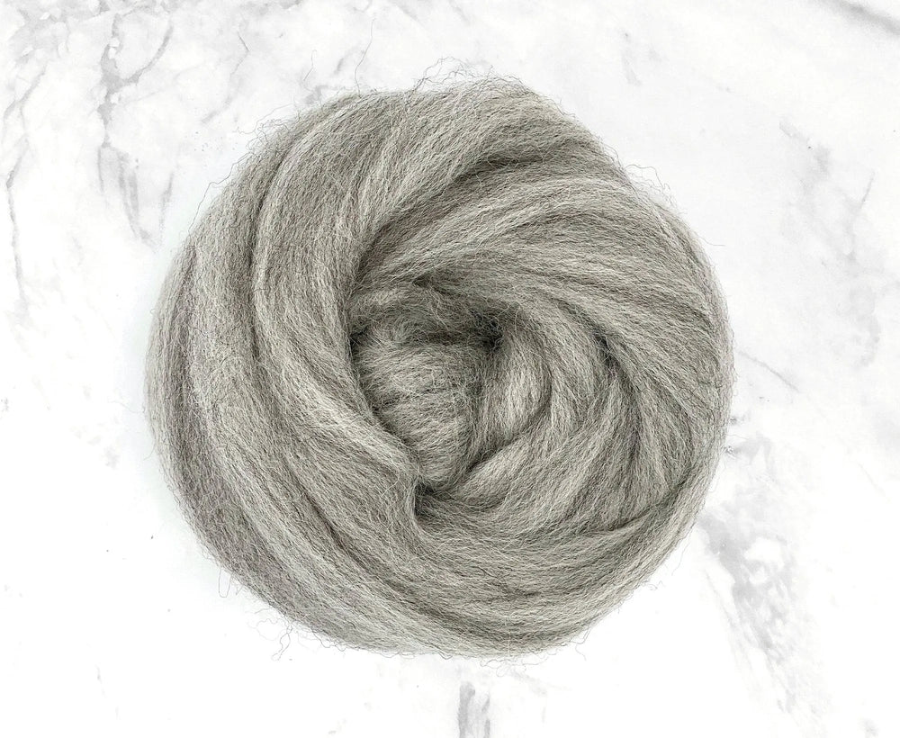 Grey Cheviot Top - World of Wool